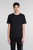 T-shirt In Black Cotton