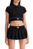 Alexander Wang Cheerleader Crop Top Polo