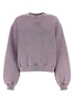 Pink Cotton Blend Sweatshirt