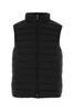 Black Polyester Sleeveless Down Jacket