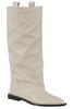 Western Wide Slouchy Flat Tubular Boot