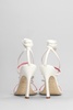 Butterfly 111 Sandals In White Leather