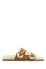 Caramel Suede Fendi Feel Slippers