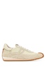 Flow Runner Leather-Trimmed Brushed-Suede and Nylon Sneakers