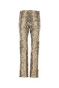 Miu Miu Animal Printed Logo Patch Pants