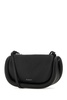 Black Leather The Bumper 12 Crossbody Bag