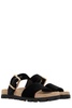 Miu Miu Suede Buckle Sandals