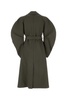 Olive Green Cotton Trench Coat