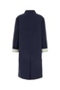 Miu Miu Woman Midnight Blue Cotton Trench Coat