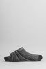 Siplas Slipper-mule In Black Rubber/plasic