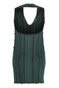 Bottega Veneta Woman Bottle Green Polyester Blend Mini Dress