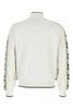 White Polyester Blend Sweatshirt