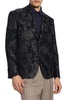 Paisley Jacquard Single-breasted Blazer