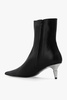 'spike' Heeled Ankle Boots In Leather