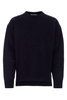 Jil Sander Man Dark Blue Wool Oversize Sweater