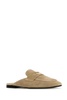 Miu Miu Woman Beige Suede Slippers