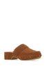 Brown Suede Joy Clogs