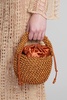 Cora Hand Bag In Brown Wood