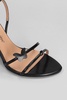 Aura Sandals In Black Leather