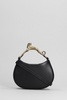 Hobo Shoulder Bag In Black Leather