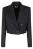 Elisabetta Franchi Cropped Double-Breasted Jacket