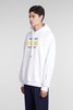 Sweatshirt In White Cotton