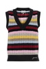 Embroidered Wool Blend Vest