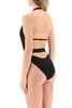 Plunging Neckline Belted Swimsuit