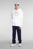 Sweatshirt In White Cotton