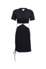 Cut-out t-shirt dress