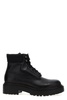 Prada Men Re-Nylon Leather Ankle Boots