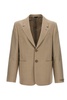 Fendi Men Single-Breasted Wool Blazer