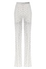 Rhinestone lace leggings