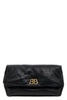 Monaco logo-plaque clutch bag