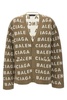 All-Over Logo Cardigan Sweater, Cardigans Beige