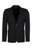 FENDI Men's Single-Breasted Black Jacket for SS24