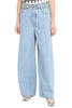 BOTTEGA VENETA Wide-Leg Jeans with Removable Belt and Contrast Stitching for Women