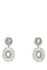 Alessandra Rich Embellished Droplet Earrings