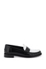 FERRAGAMO Black Leather Loafers for Women from FW23 Collection