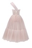 Misty Rose One-Shoulder Cocktail Tulle Dress