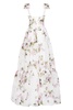 Apple Blossom Tender floral maxi tie-strap dress