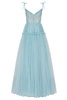 Ocean Wave Tie-straps tulle prom dress