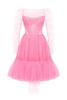 All-In-Pink bustier tulle dress