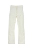 White Denim Double Knee Pant