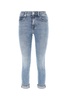 7 For All Mankind High-Waist Tapered Slim-Cut Jeans