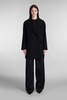 Astrid Coat In Black Wool