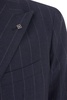 Tagliatore Double-Breasted Pinstripe Suit in Blue