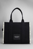 The Large Tote Tote In Black Cotton