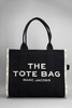 The Large Tote Tote In Black Cotton