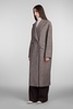 Coat In Beige Wool